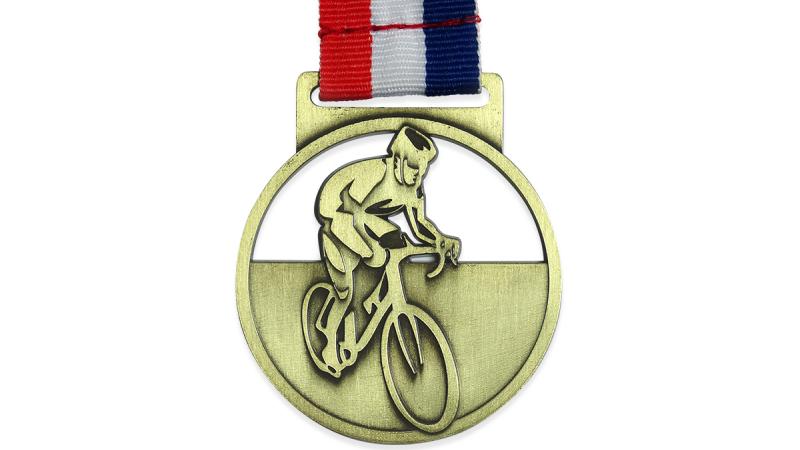 Voorraad fiets medaille W202