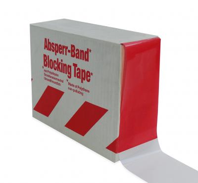 Warning foil red / white