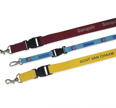 Lanyards with imprint