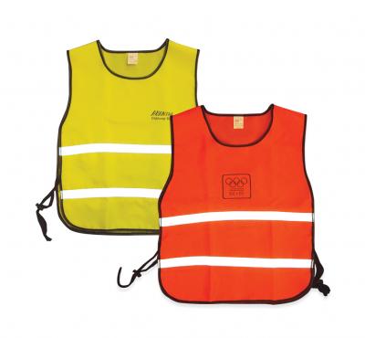 Safety waistcoats with imprint