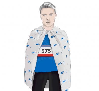 Plastic marathon blankets