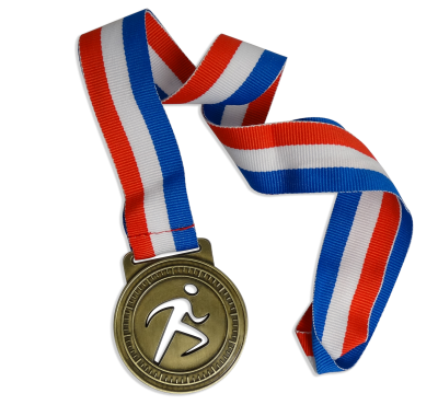 Voorraad hardloop medaille P306