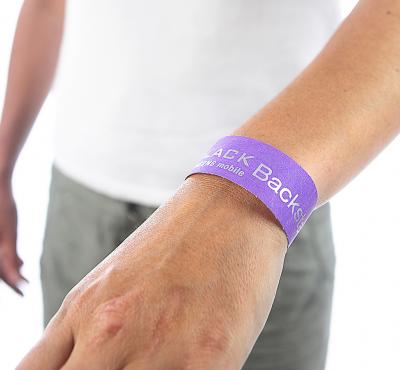 Tyvek wristbands with full colour print