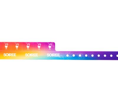 Vinyl wristbands with full colour imprint