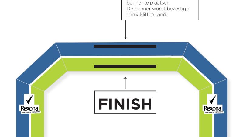 Start / Finish boog