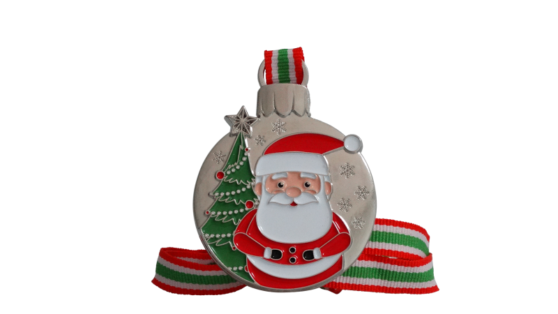 Santa Run medal T504