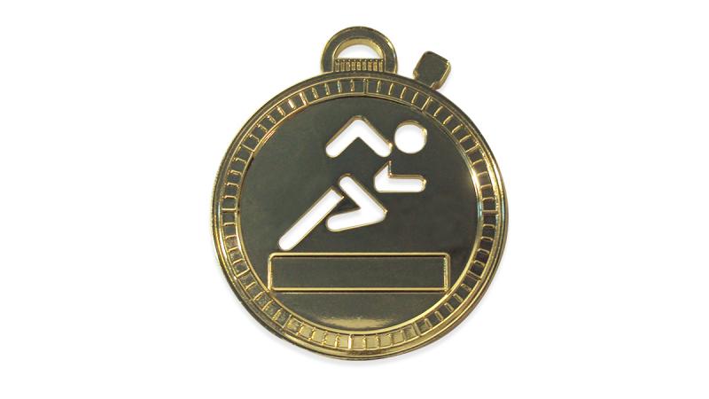 Voorraad hardloop medaille B107