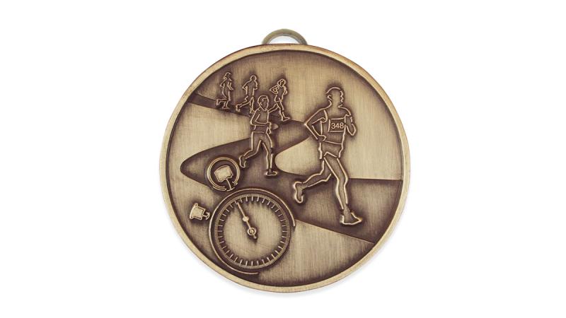 Standard running medal B105