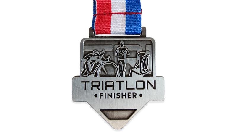 Standard triathlon medal T508